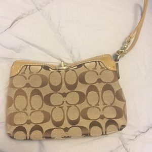 Large Coach Wristlet